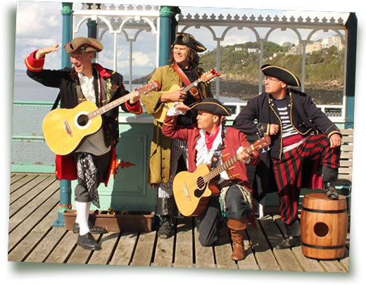 Piratitude, Bristol's silliest pirate themed folk-rock singalong band